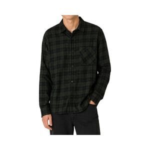 RSQ Green Flannel Long Sleeve Button Up Size L Gorpcore Grunge Capsule